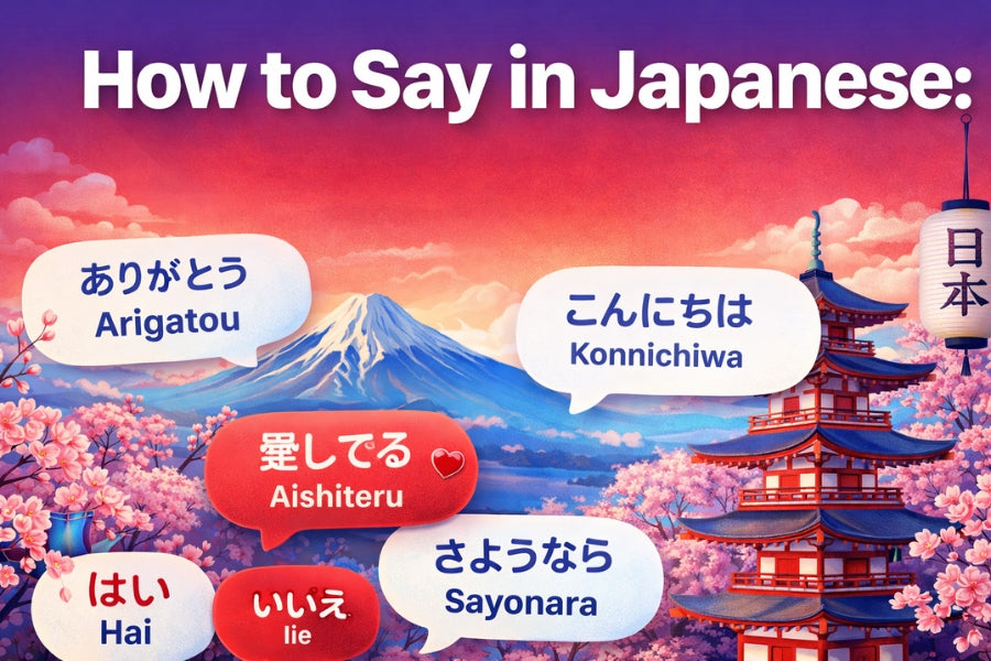 Wie sagt man es auf Japanisch: Der ultimative Leitfaden zu alltäglichen Wörtern, Wendungen und Ausdrücken
