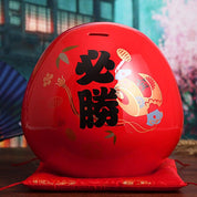 Riesen-Daruma Spardose Rot Bordeaux Wahlen – Ansicht 5