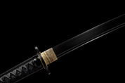 Voll Schwarz Katana – Qualitäts-Detail Katana Premium