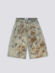 Acid Wash Denim Shorts – Shorts im Streetwear-Stil für Herren und Damen