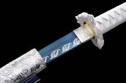 Engel Katana-Schwert – Detail: scharfe Klinge, Katana japanischen Stil