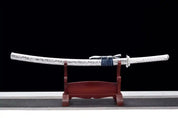 Engel Katana-Schwert – Nahaufnahme Katana mit japanischem Motiv