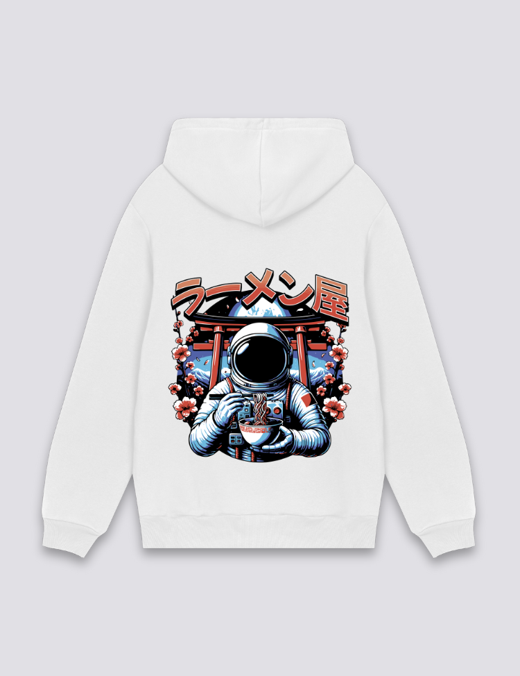 Astronauten-Hoodie – Oversize, Hoodie im japanischen Design