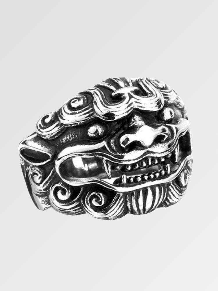 Japanischer Dämonenring 'Sypical' – Ring im japanischen Stil für Herren und Damen