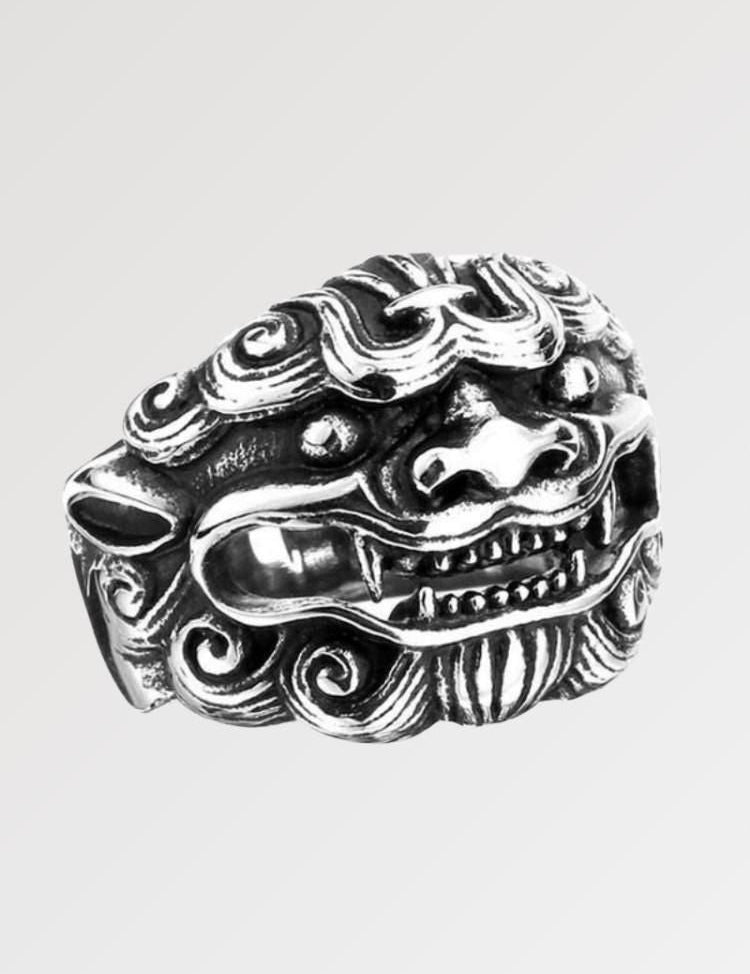 Japanischer Dämonenring 'Sypical' – Ring im japanischen Stil für Herren und Damen