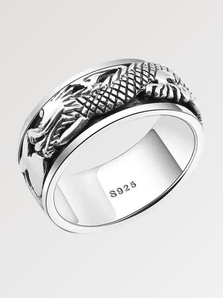Chojin-Drachenring – Ring im japanischen Stil für Herren und Damen