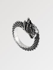 Chinesischer Drachenring 'Huanglong' – Ring im japanischen Stil für Herren und Damen