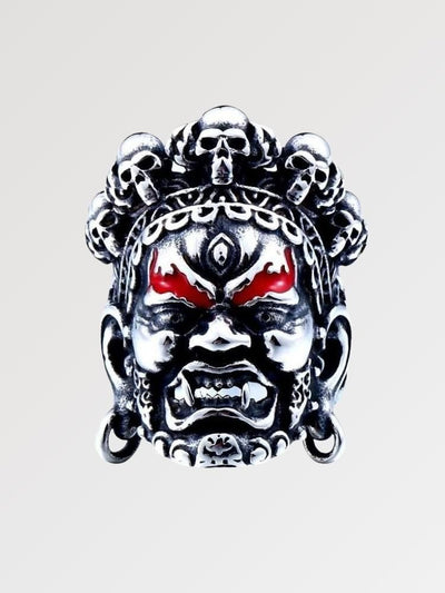 Glänzender Hindu-Stahlring