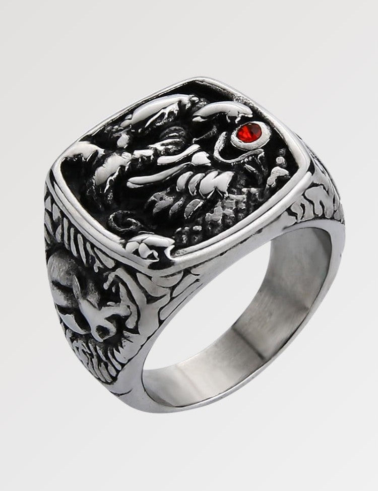 Japanischer Siegelring – Ring im japanischen Stil für Herren und Damen