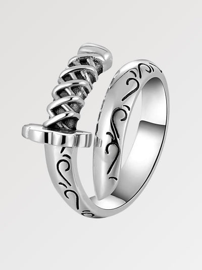 Silberner Katana-Ring 'Hikari'