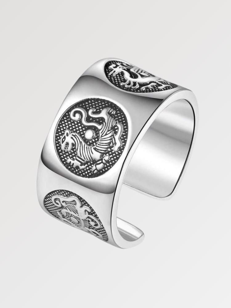 Oni-Ring 'Yokai-Monster' – Ring im japanischen Stil für Herren und Damen
