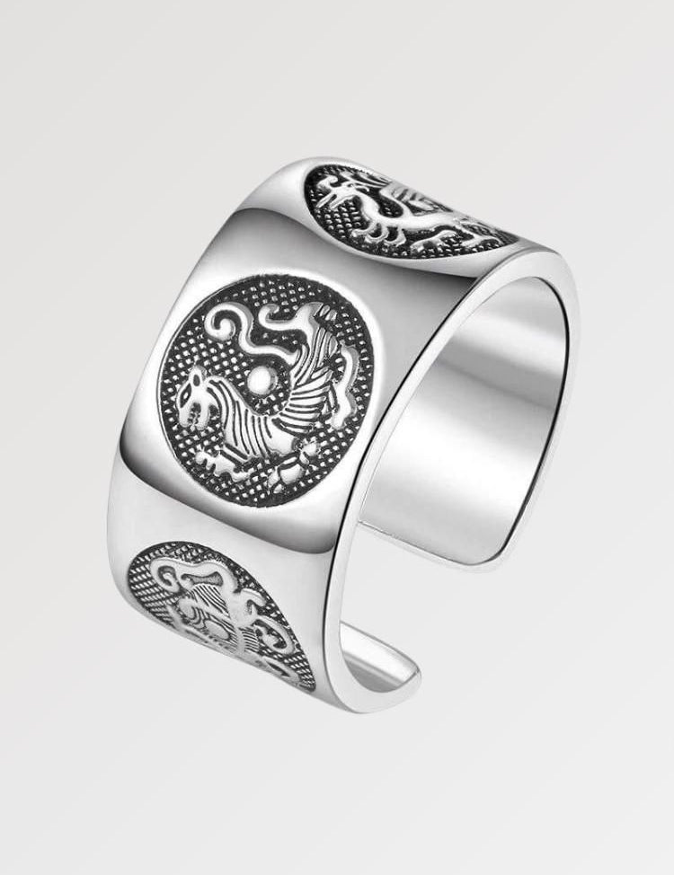 Oni-Ring 'Yokai-Monster' – Ring im japanischen Stil für Herren und Damen