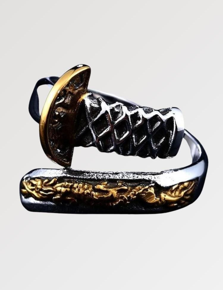 Bushido-Stil-Samurairing – Ring im japanischen Stil für Herren und Damen