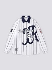 Baseball-Shirt – Hemd im japanischen Stil für Herren