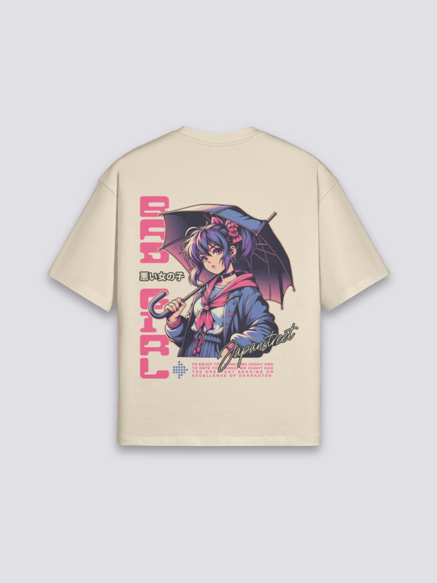 Anime T-Shirt – Detail: japanisches Motiv, T-Shirt japanischen Stil