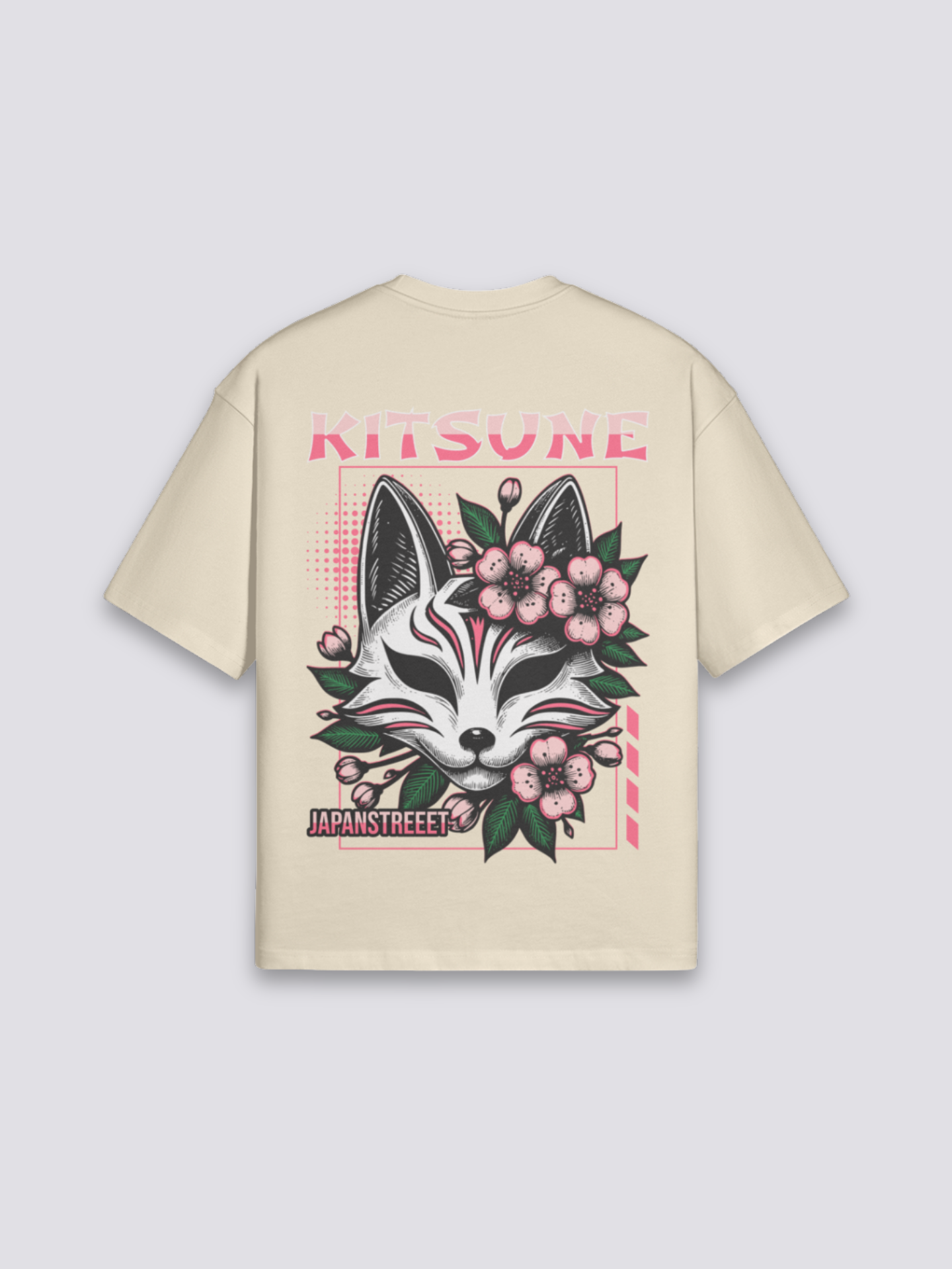 Kitsune T-Shirt – T-Shirt für den Alltag, Premium-Qualität