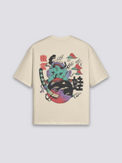 Retro-japanisches T-Shirt – Oversize, T-Shirt im japanischen Design