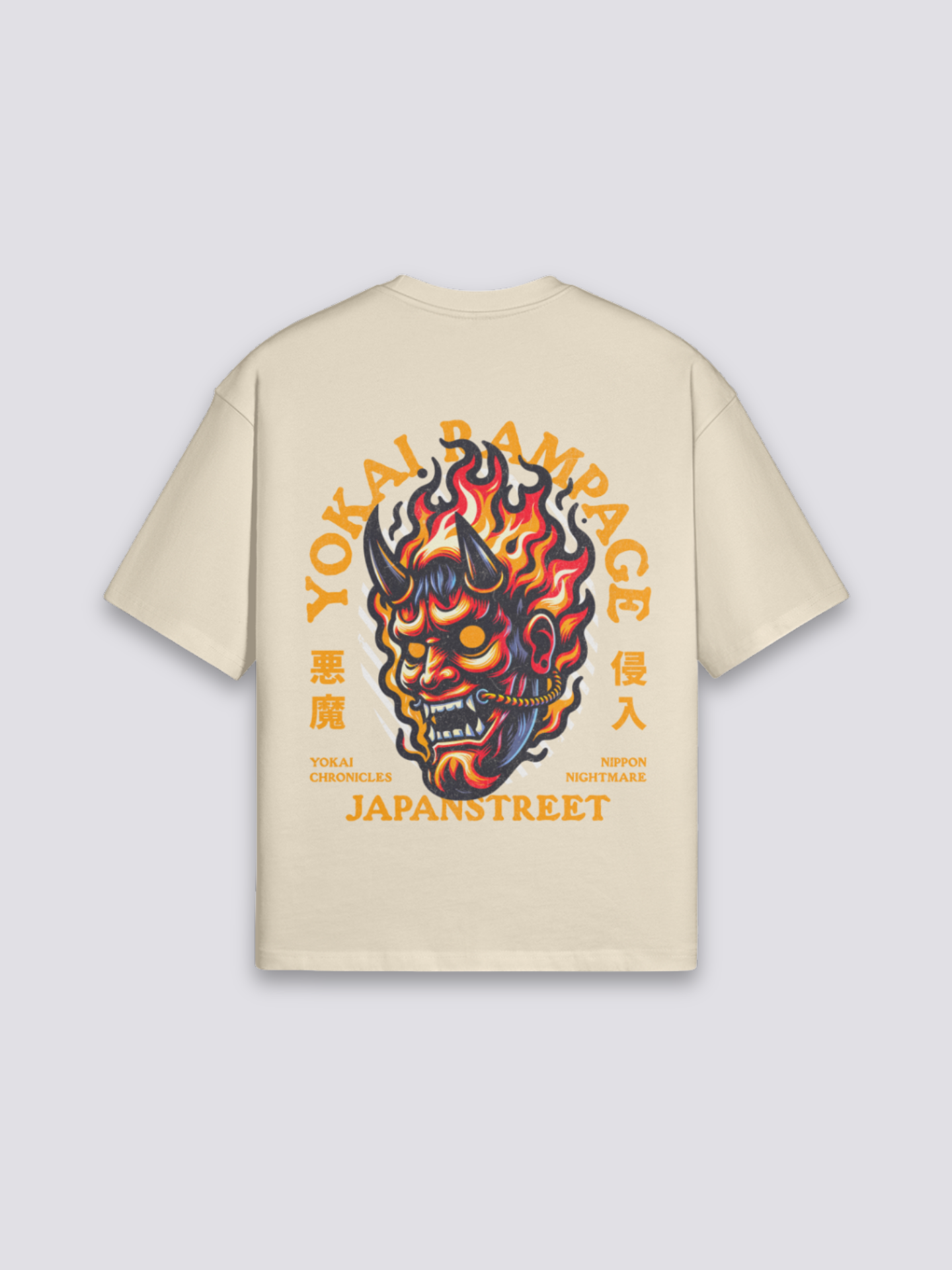 Yokai T-Shirt – T-Shirt für den Alltag, Premium-Qualität