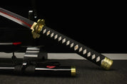 Shusui Katana (One Piece) – Nahaufnahme Katana mit japanischem Motiv