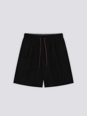 Weiße Baumwollshorts – kurz, Shorts im japanischen Design