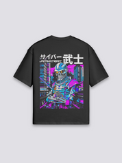 Cyberpunk T-Shirt – Detail: japanisches Motiv, T-Shirt japanischen Stil