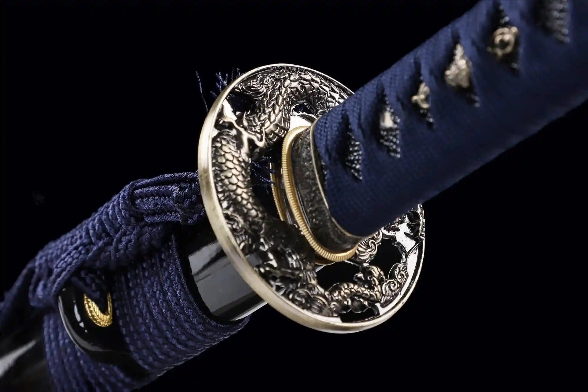 Blauer Drache Katana – Katana für Sammler und Dekoration, Premium-Qualität
