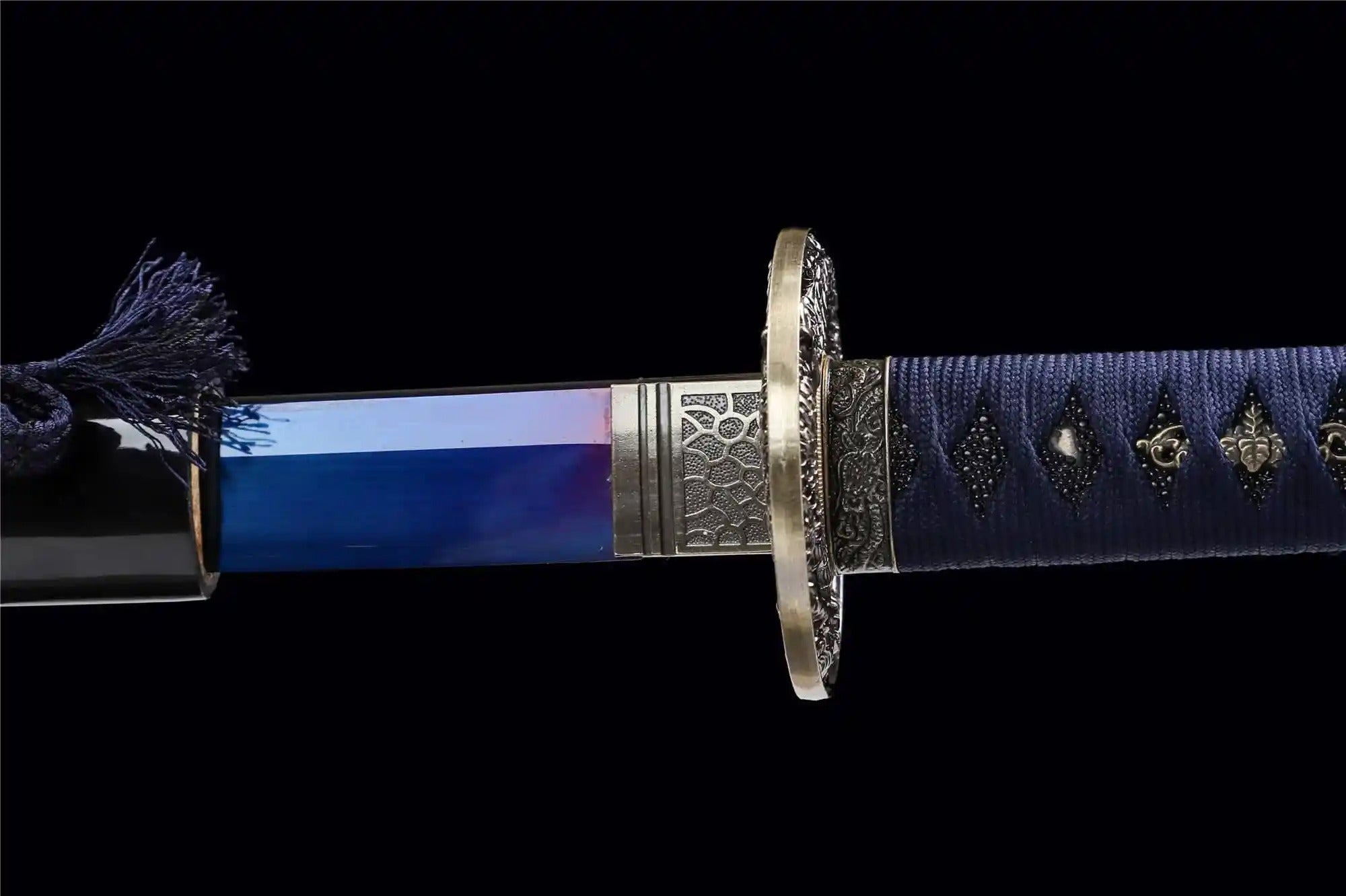 Blauer Drache Katana – Samurai-Schwert, Katana im japanischen Design