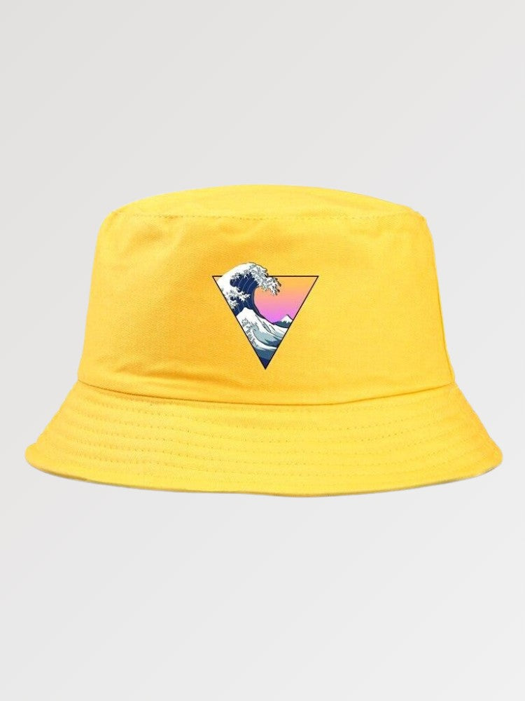 Bob Streetwear 'Die Welle – bestickt, Baseball Cap im japanischen Design