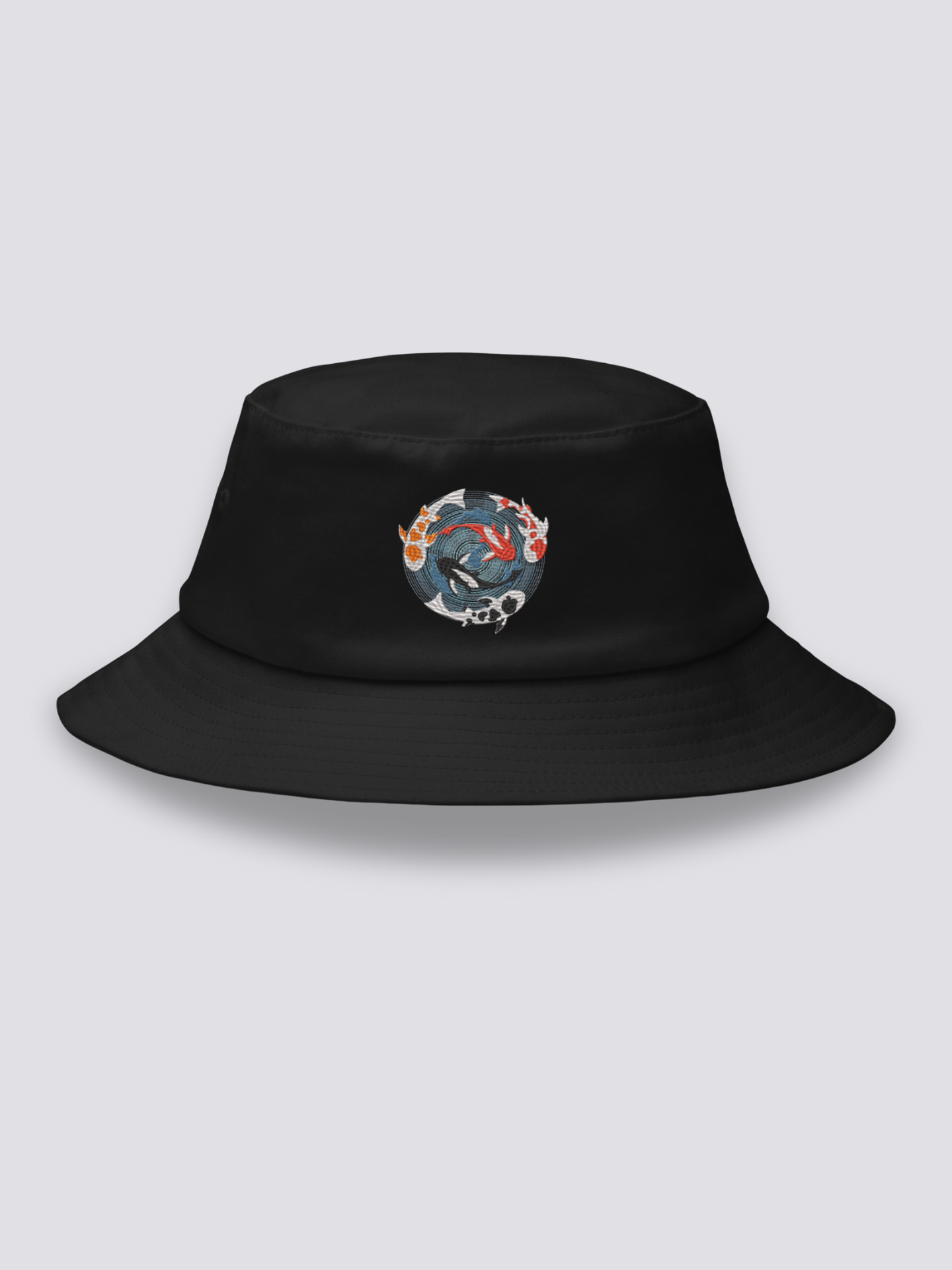 Bucket Hat Japanische Stickerei - 水槽