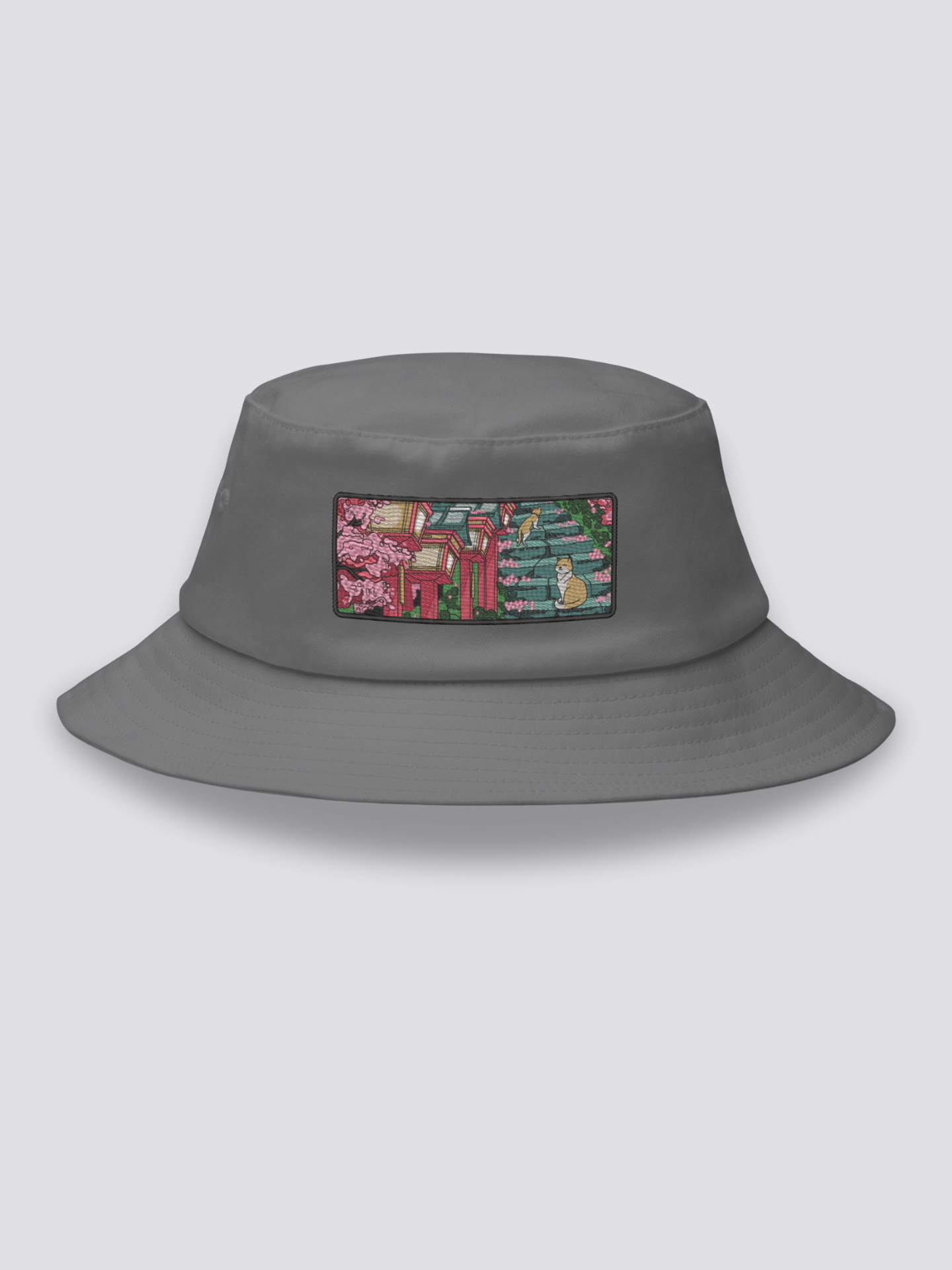Bucket Hat Japanischer Tempel - 日本の寺院 – Ansicht 2