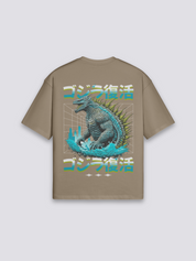 Godzilla T-Shirt – Oversize, T-Shirt im japanischen Design