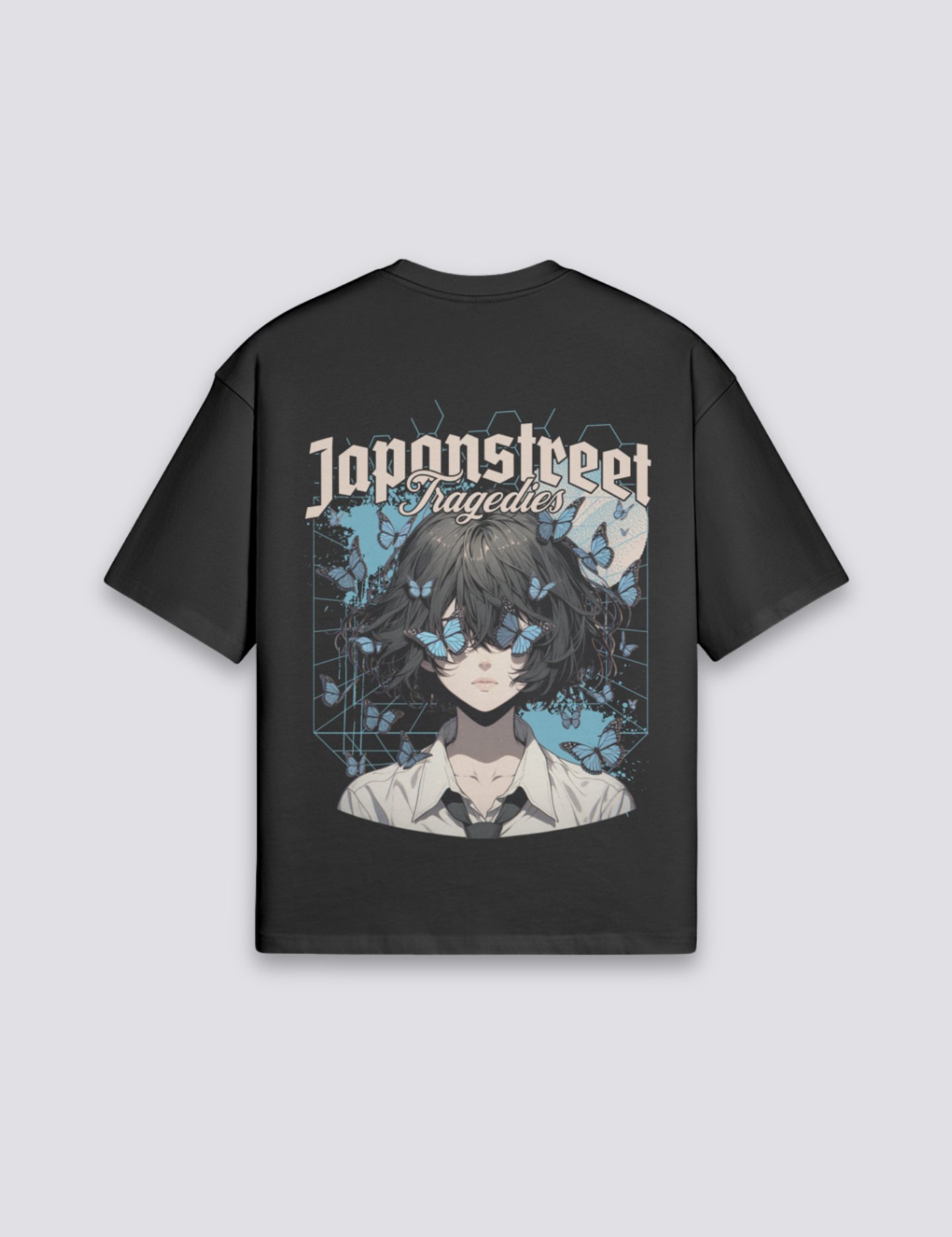 Schmetterling-T-Shirt – T-Shirt im Streetwear-Stil für Herren und Damen