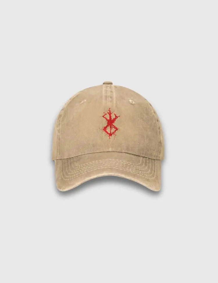 Berserker-Cap – bestickt, Baseball Cap im japanischen Design
