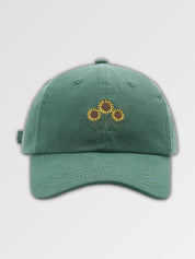 Bestickte Cap 'Sonnenblume' – Baseball Cap für den Alltag, Premium-Qualität