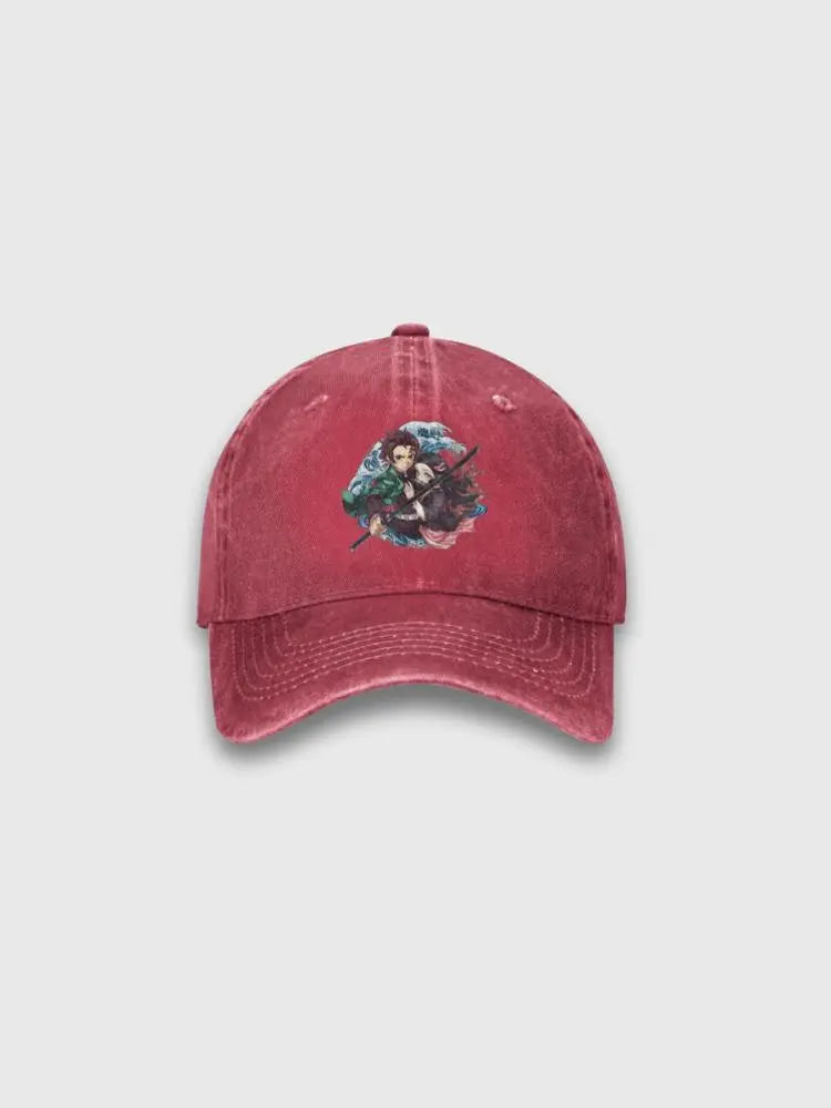 Dämonentöter-Cap – Detail: verstellbar, Baseball Cap japanischen Stil