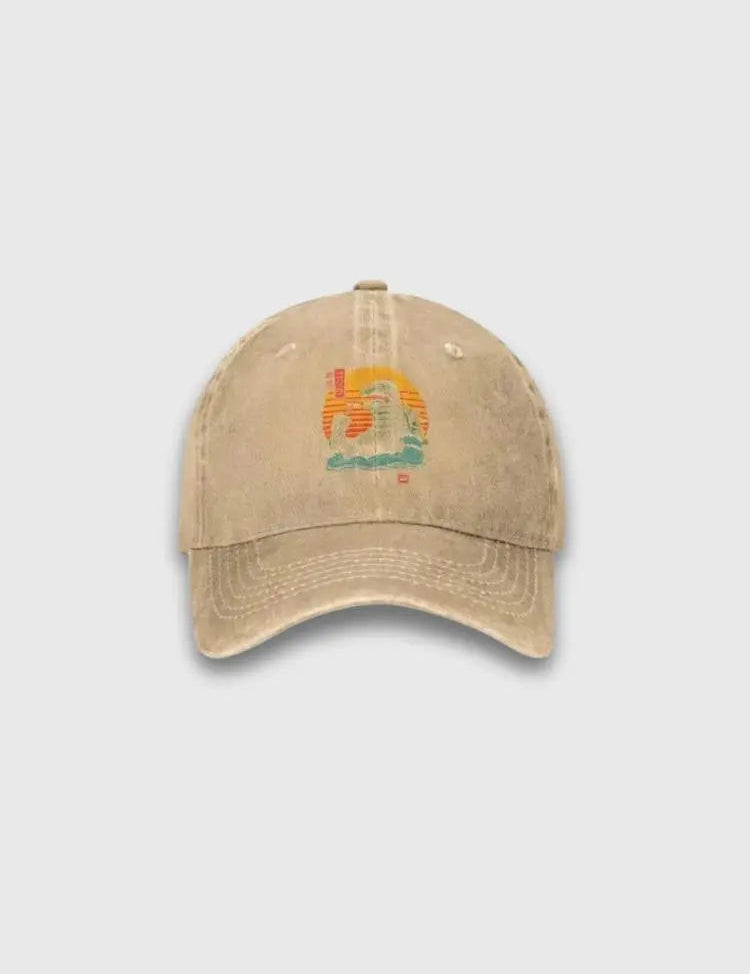 Japanische Godzilla-Cap – Baseball Cap im Streetwear-Stil für Herren und Damen