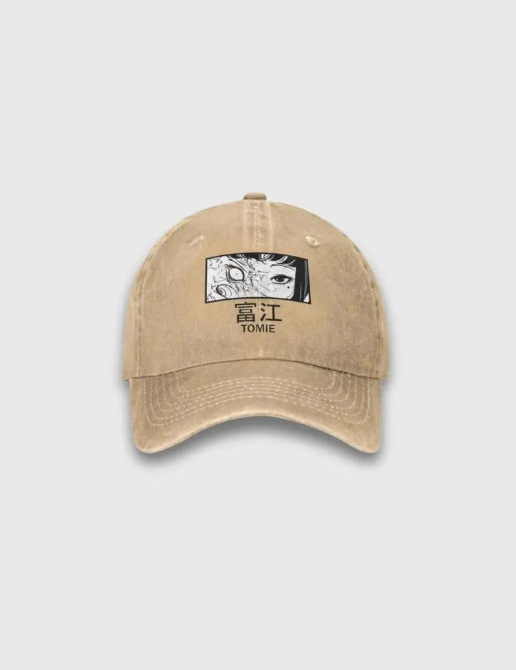 Junji Ito Tomie Cap – Baseball Cap im Streetwear-Stil für Herren und Damen