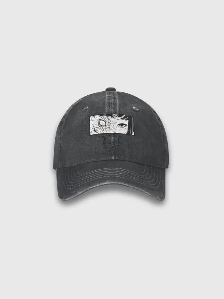 Junji Ito Tomie Cap – bestickt, Baseball Cap im japanischen Design