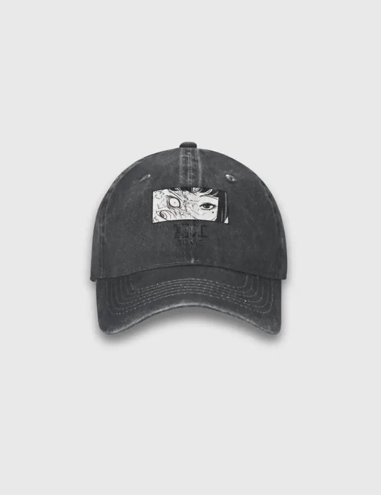 Junji Ito Tomie Cap – bestickt, Baseball Cap im japanischen Design