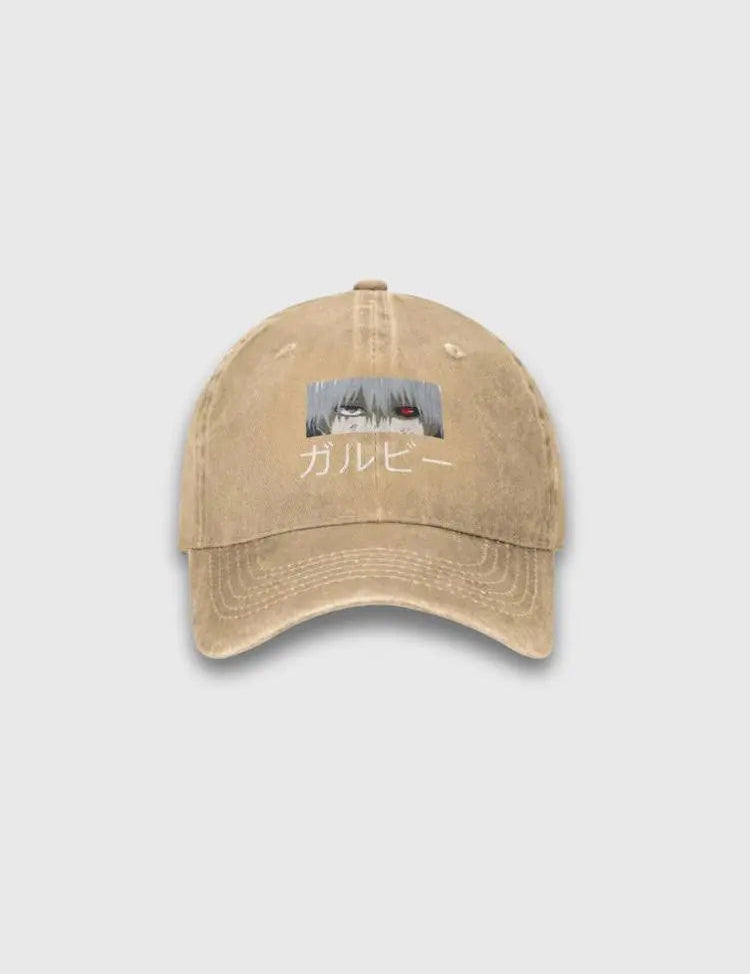 Ken Kaneki Cap – bestickt, Baseball Cap im japanischen Design