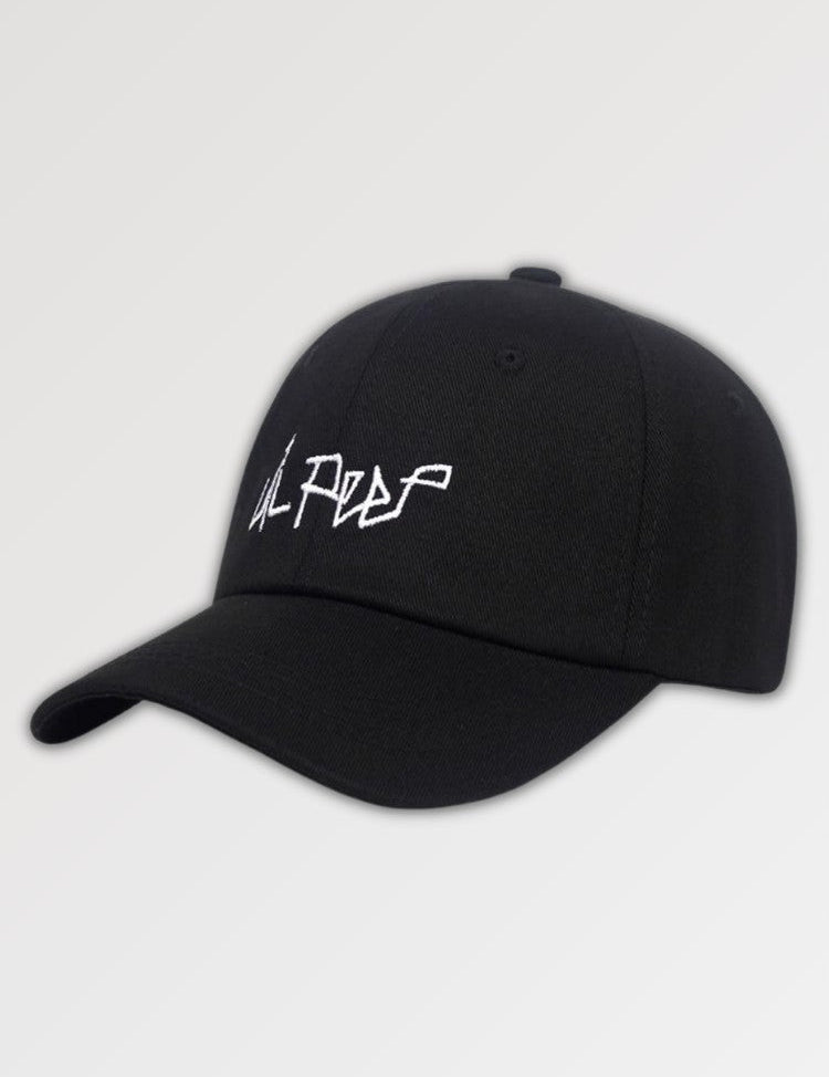 Lil-Peep-Panel-Cap – bestickt, Baseball Cap im japanischen Design