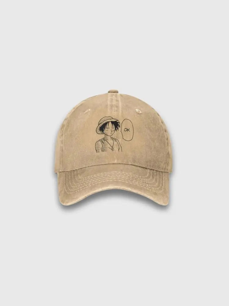 Luffy-Cap – Baseball Cap im Streetwear-Stil für Herren und Damen