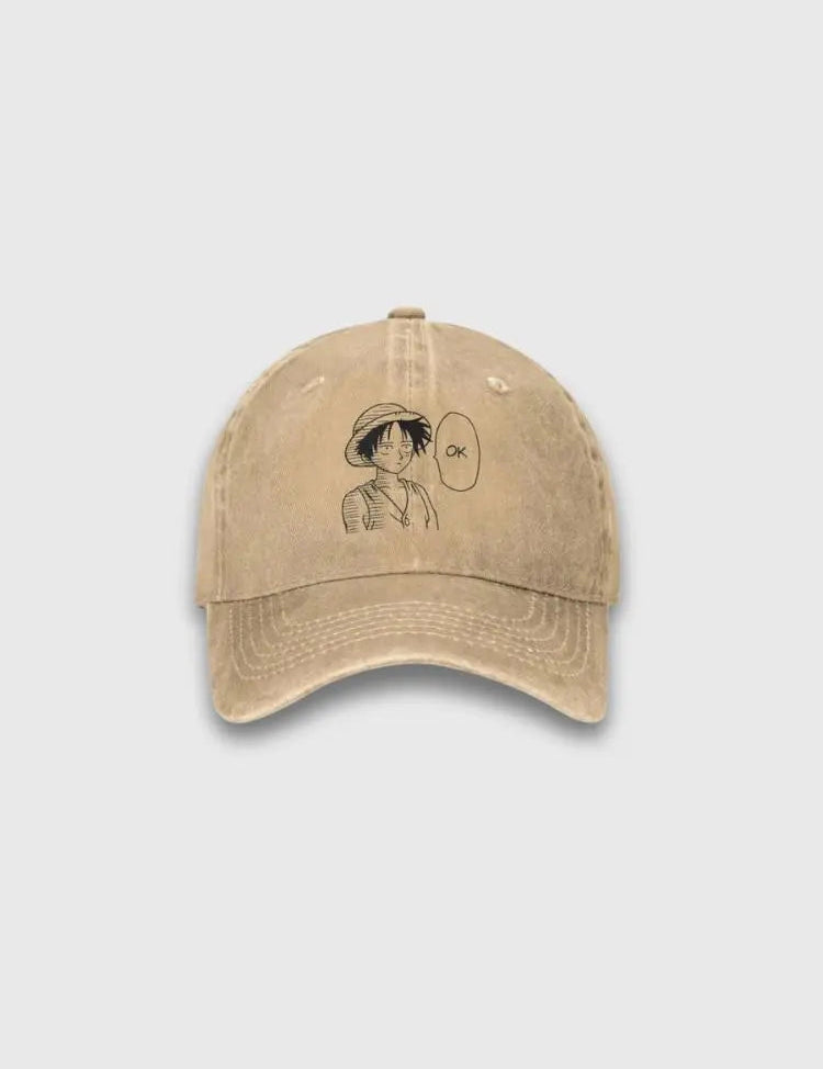 Luffy-Cap – Baseball Cap im Streetwear-Stil für Herren und Damen