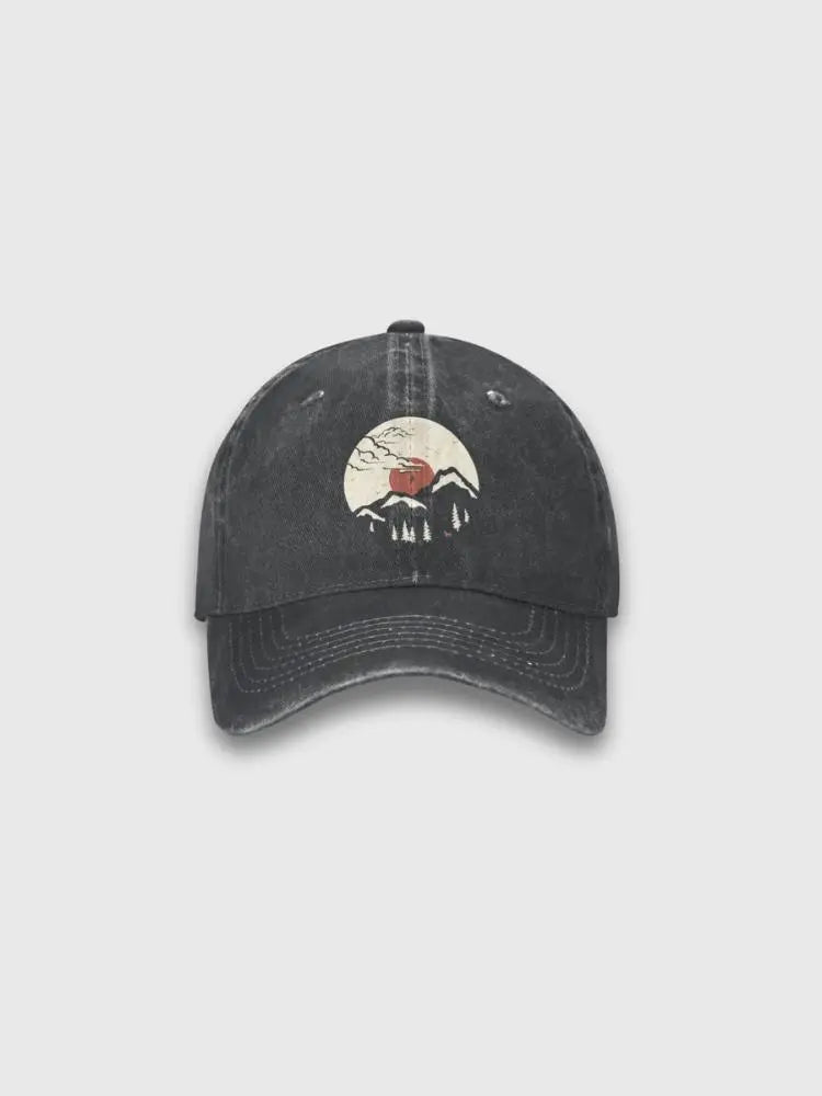 Japanische Marken-Cap – Baseball Cap im Streetwear-Stil für Herren und Damen