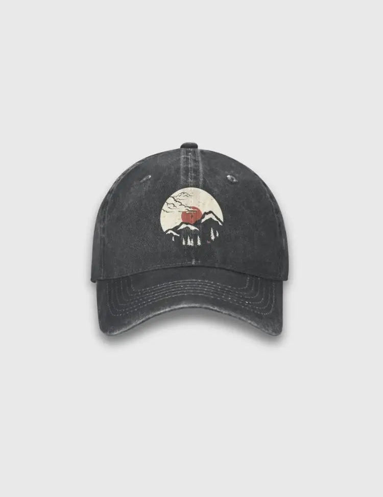 Japanische Marken-Cap – Baseball Cap im Streetwear-Stil für Herren und Damen
