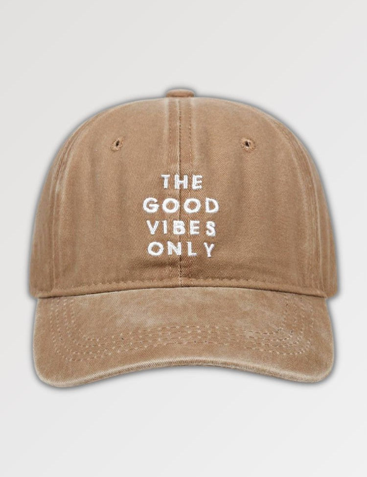 Good-Vibes-Cap – Baseball Cap im Streetwear-Stil für Herren und Damen
