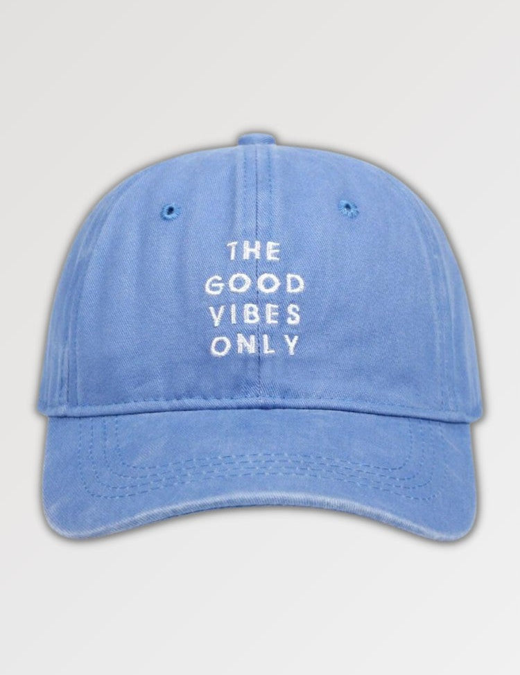 Good-Vibes-Cap – bestickt, Baseball Cap im japanischen Design
