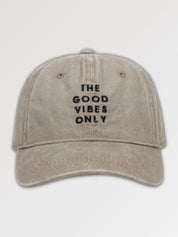 Good-Vibes-Cap – Detail: verstellbar, Baseball Cap japanischen Stil