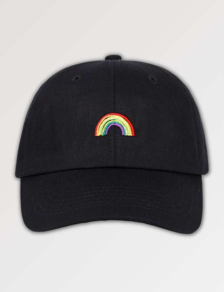 Regenbogen-Cap 'Niji Okusai' – bestickt, Baseball Cap im japanischen Design