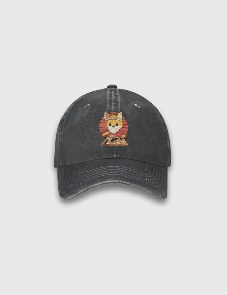 Shiba-Cap – bestickt, Baseball Cap im japanischen Design